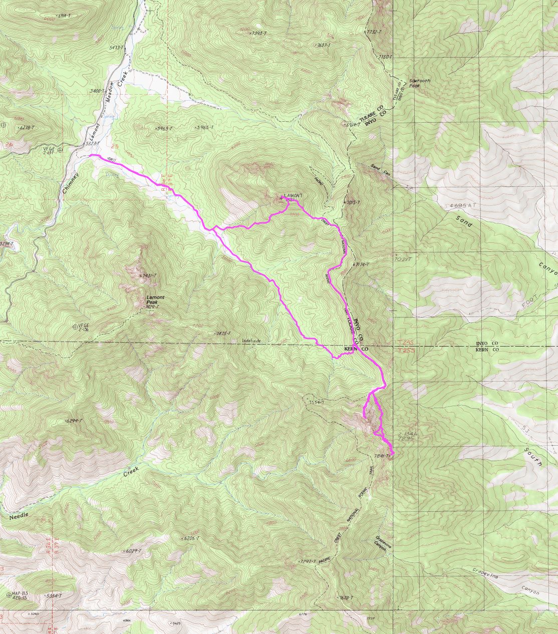 spanish topo The Mountains Are Calling